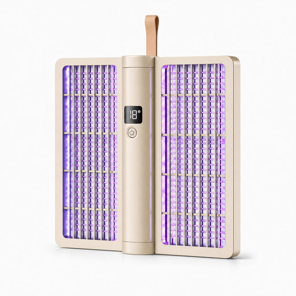 Foldable Electric Mosquito Swatter & Zapper Lamp