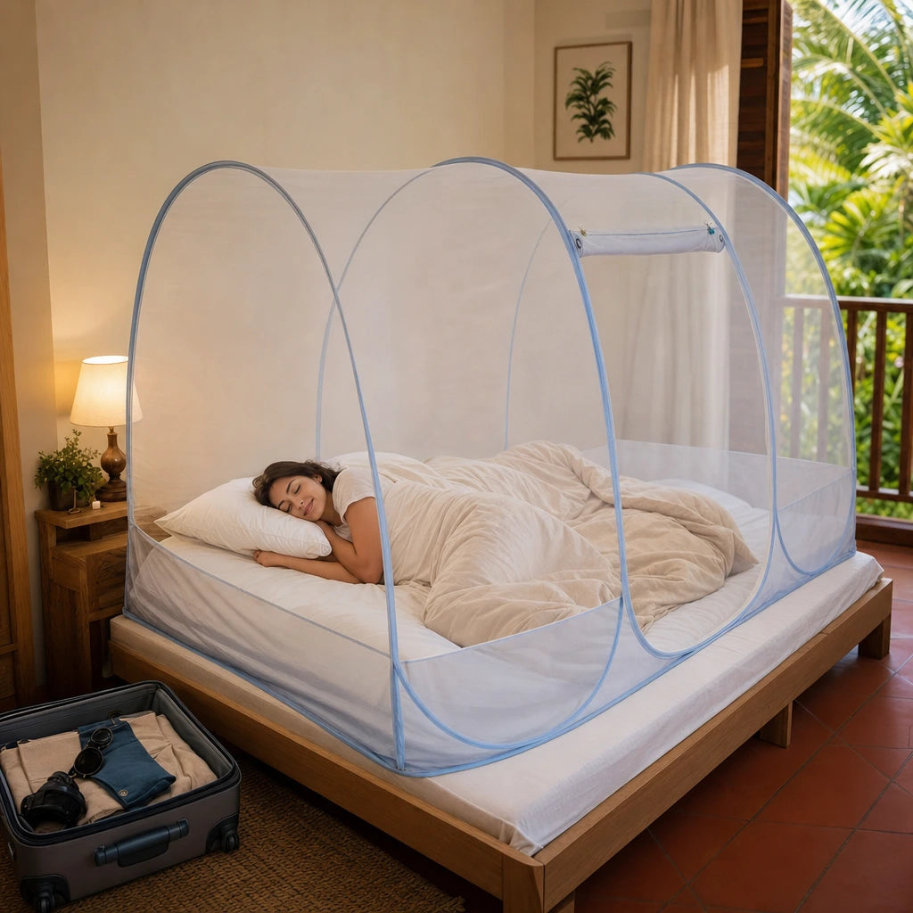 Block 1 — Folding Travel Mosquito Net