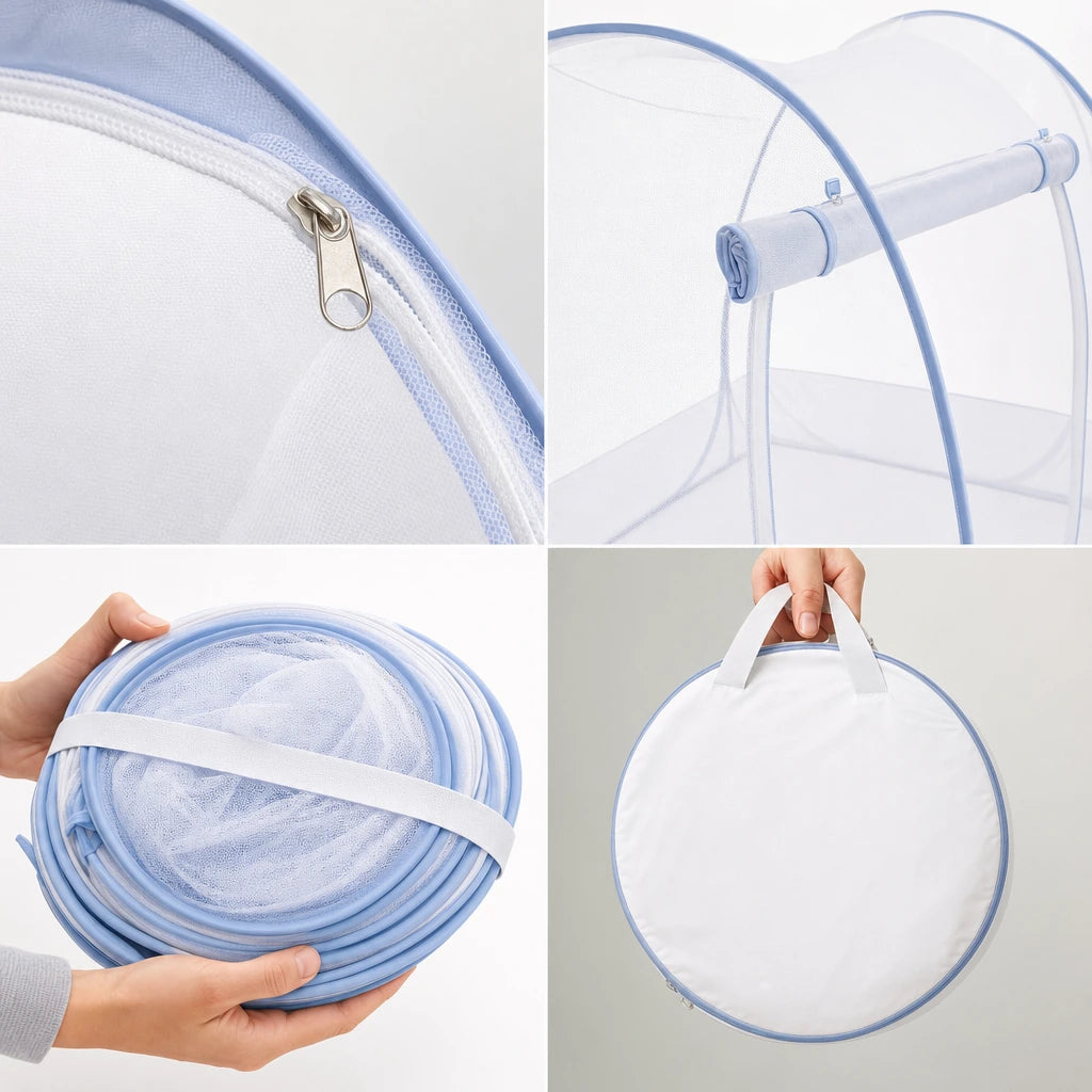 Block 2 — Folding Travel Mosquito Net