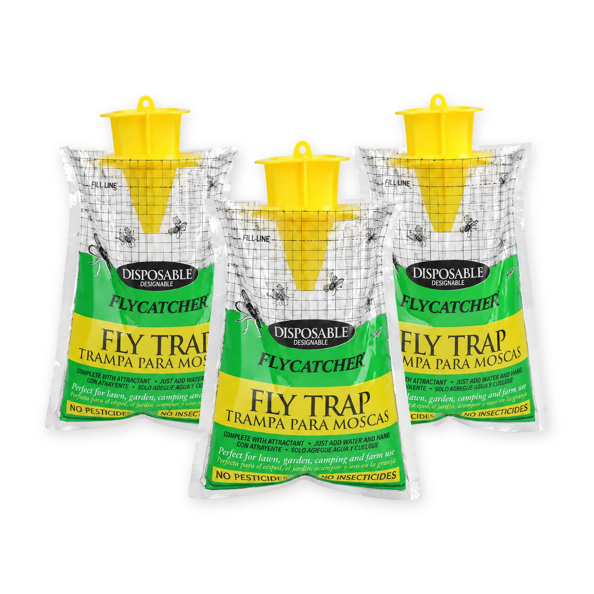 Hanging Fly Trap Bag with Bait