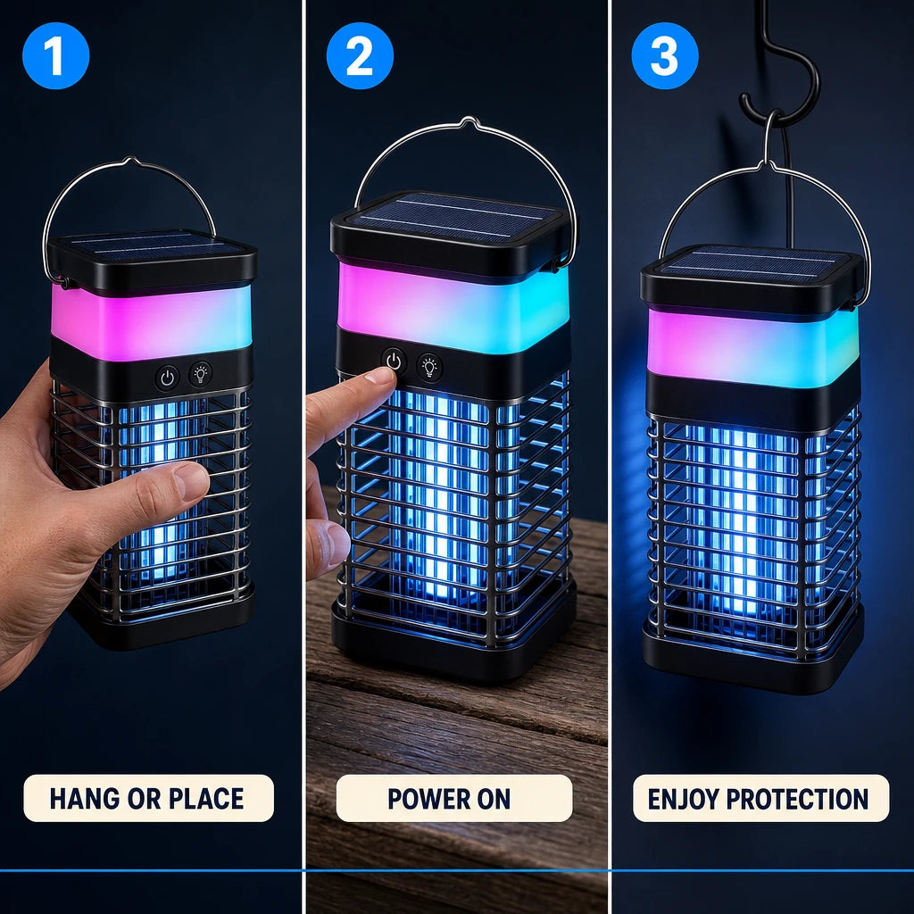 Waterproof Mosquito Killer Lamp with RGB Lighting