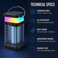 Waterproof Mosquito Killer Lamp with RGB Lighting