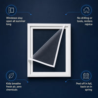 Invisible Mosquito Window & Door Screen – Custom Sizes