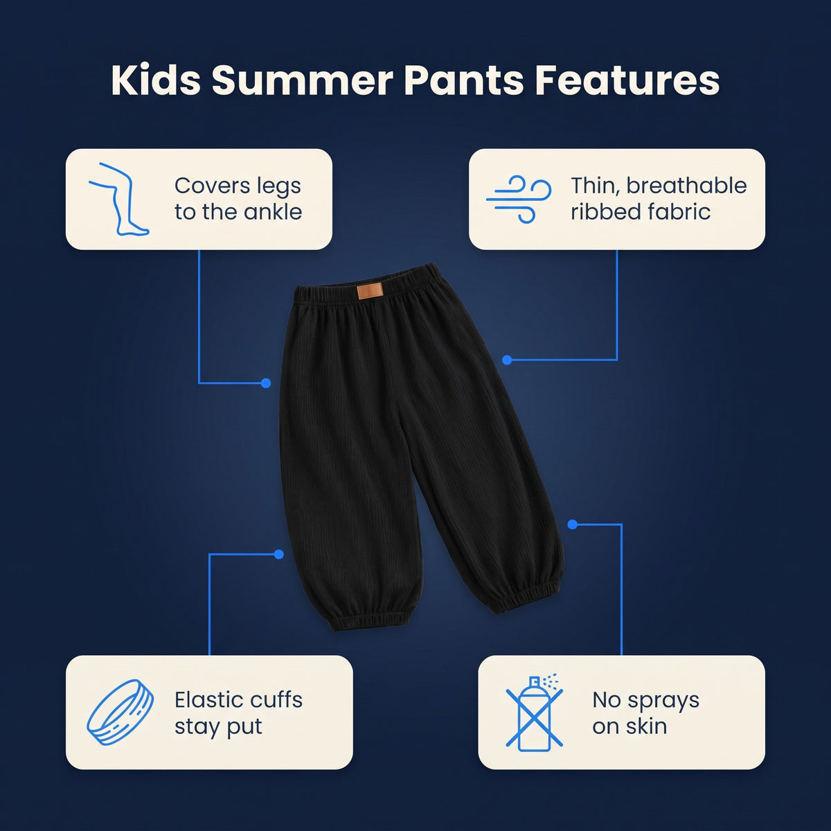 Kids' Anti-Mosquito Summer Pants