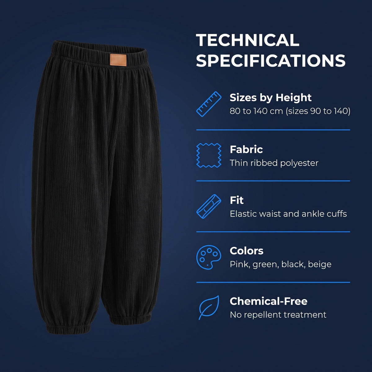 Kids' Anti-Mosquito Summer Pants