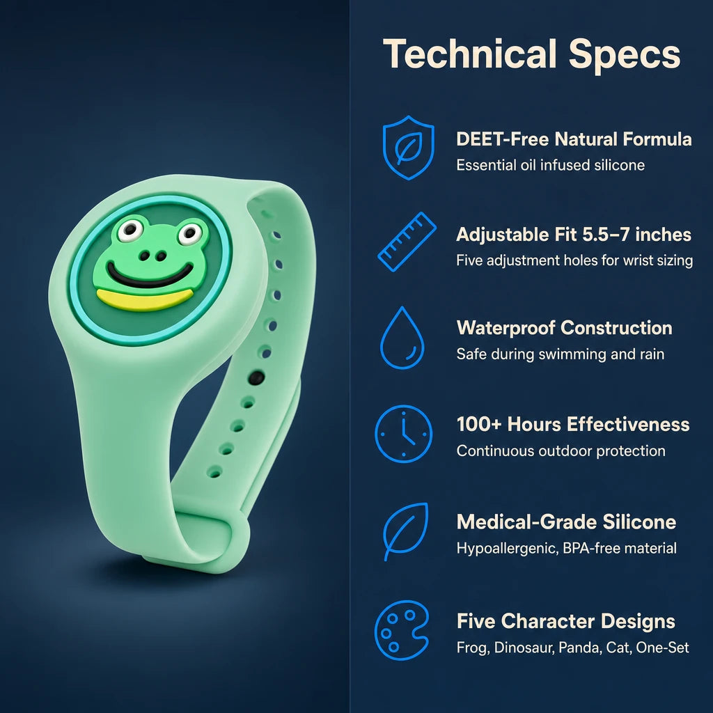 Kids Cartoon Mosquito Repellent Bracelet