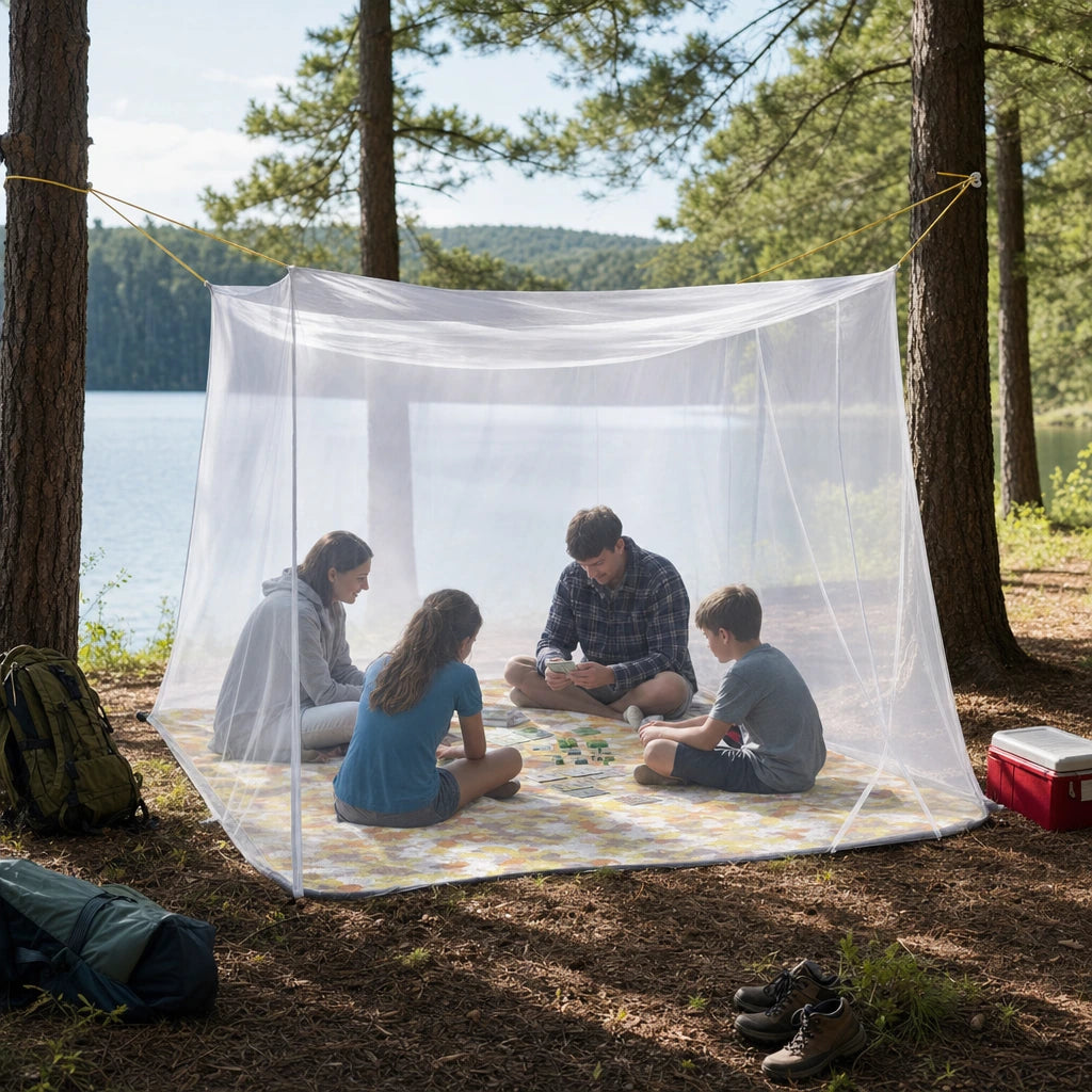 Block 3 — Large Camping Mosquito Net Tent