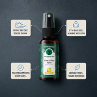 Lemon Fresh Foot Deodorant Spray