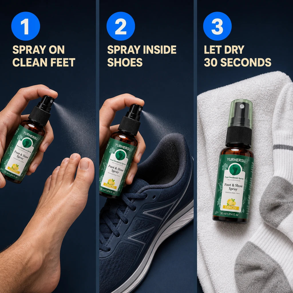 Lemon Fresh Foot Deodorant Spray
