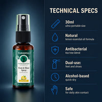 Lemon Fresh Foot Deodorant Spray