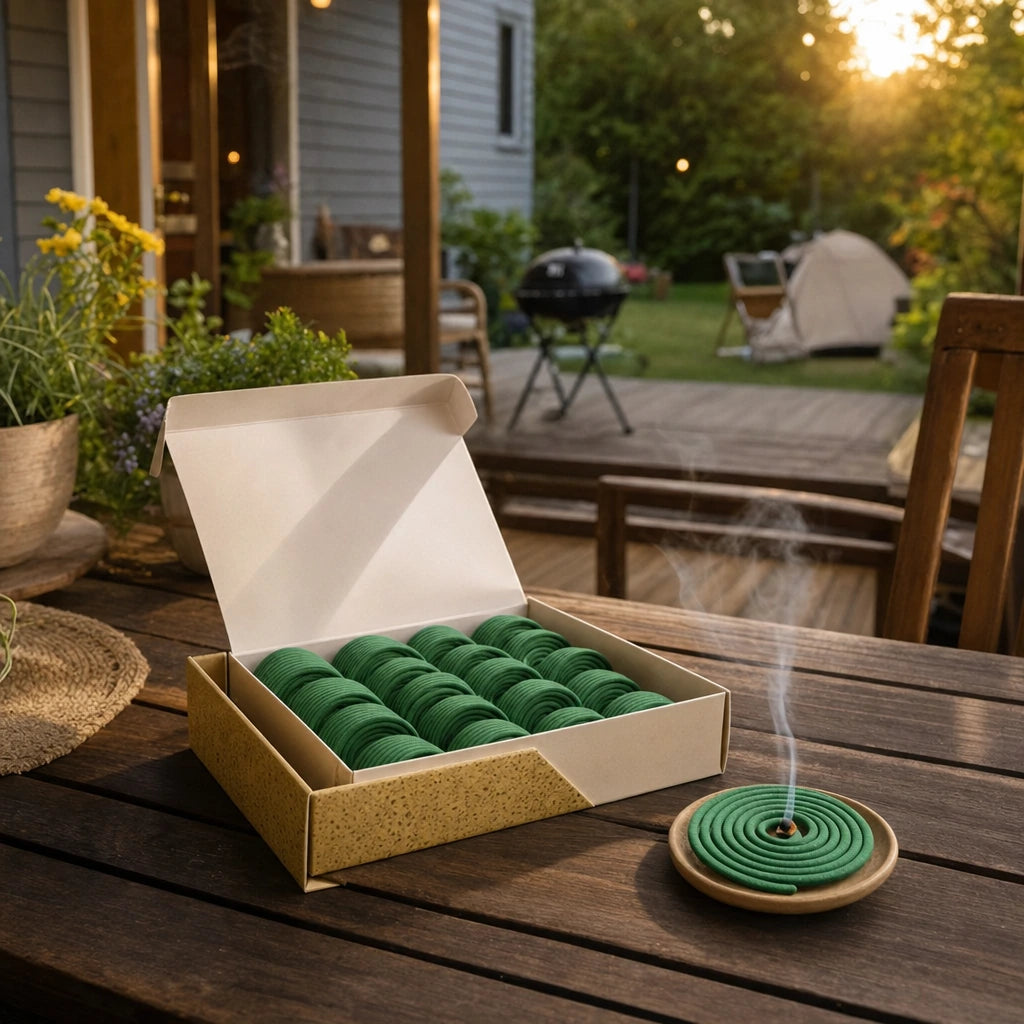 Block 1 — Lemongrass Citronella Incense Coils 48pcs