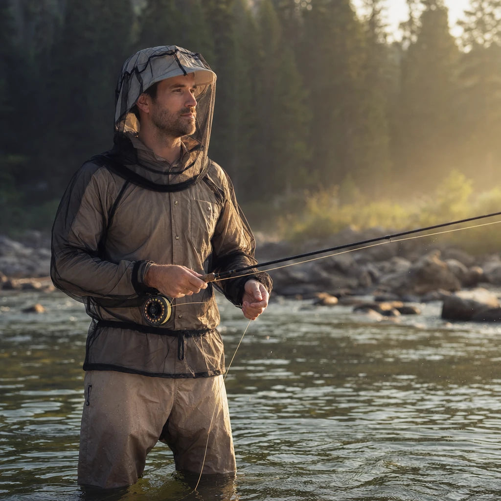 Mesh Hooded Mosquito-Proof Suit