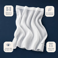 White Sheer Voile Curtains
