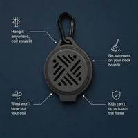 Silicone Mosquito Coil Holder & Hanger