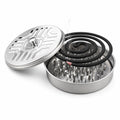 Stainless Steel Mosquito Coil Holder with Cover