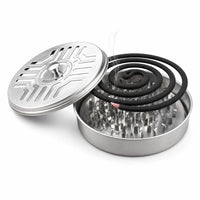 Stainless Steel Mosquito Coil Holder with Cover