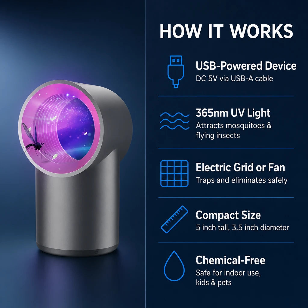Portable LED Mosquito Killer Lamp