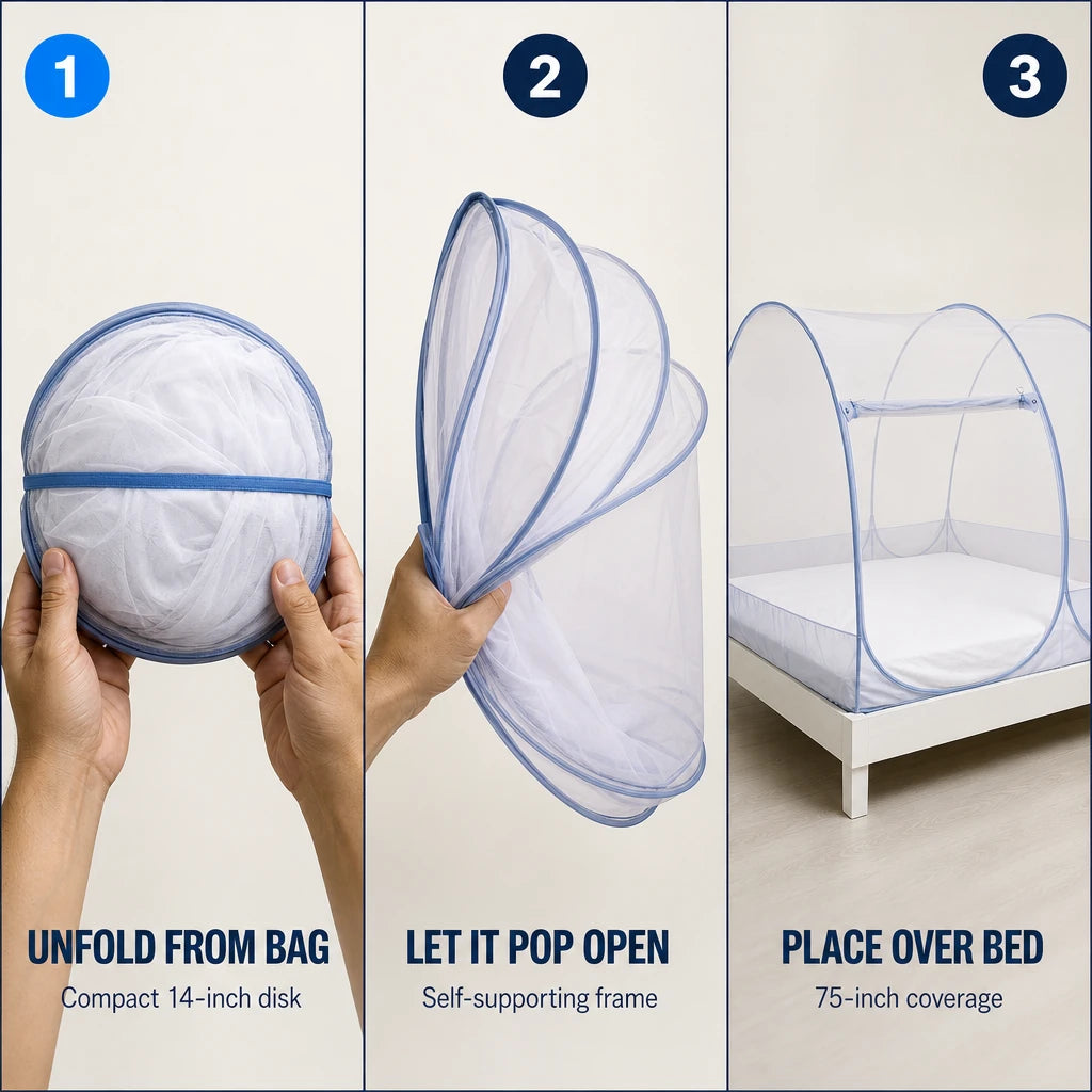 Folding Travel Mosquito Net