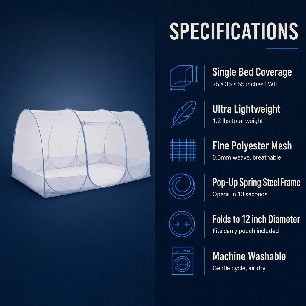 Folding Travel Mosquito Net