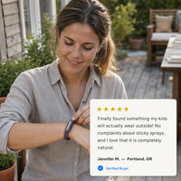 Natural Plant Oil Mosquito Repellent Wristband