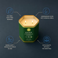 Lemongrass Mosquito Repellent Soy Candle