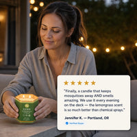 Lemongrass Mosquito Repellent Soy Candle
