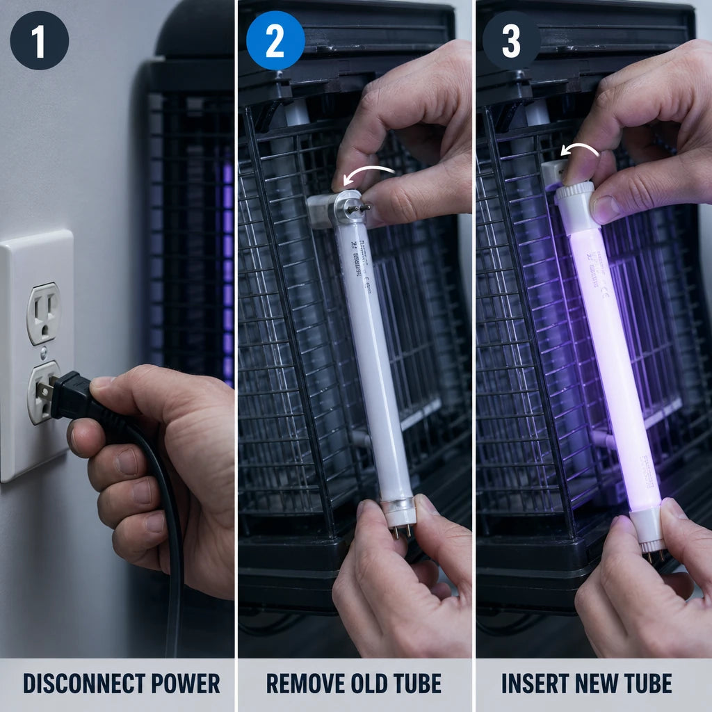 UV Replacement Tube for Mosquito Killer Lamps