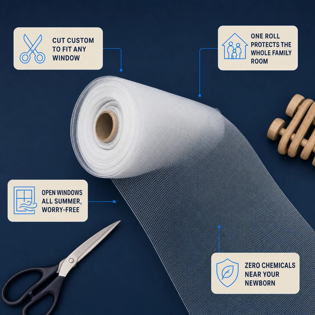 Cuttable Mosquito Screen Mesh Roll