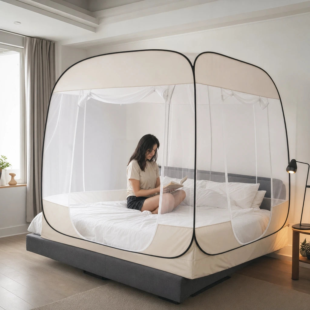 Block 3 — No-Installation Mosquito Net Canopy