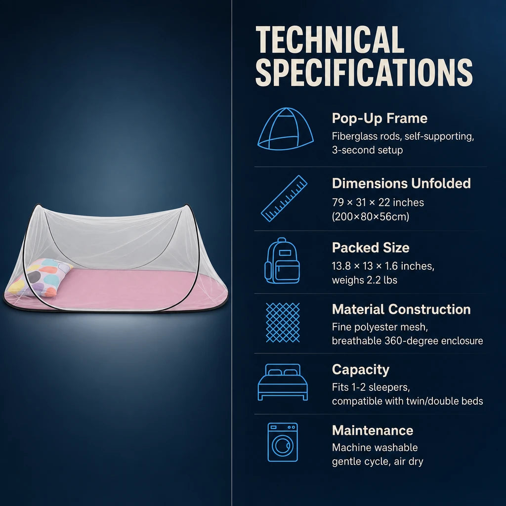 Foldable Camping Mosquito Net Tent