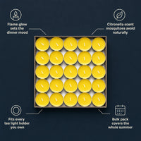 Citronella Tea Light Candles 50pcs