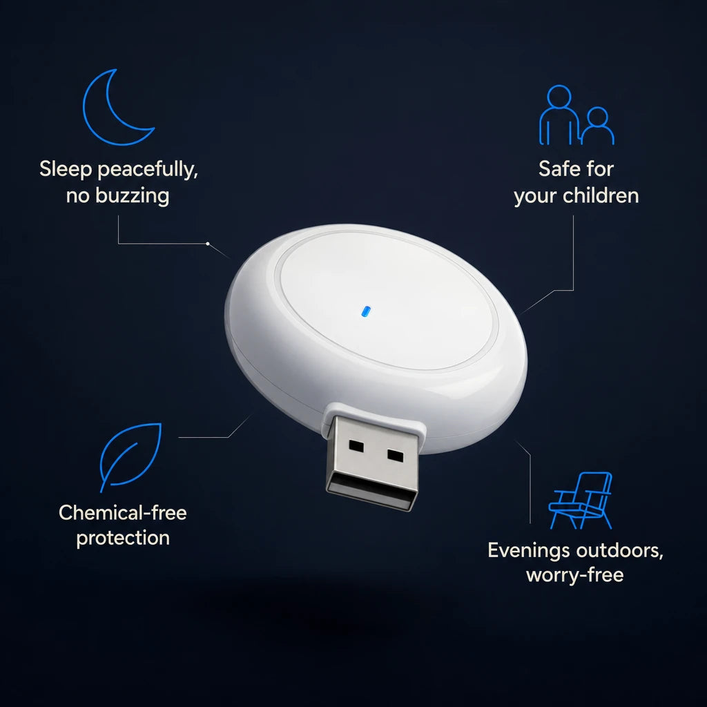 Portable Ultrasonic Mosquito Repeller