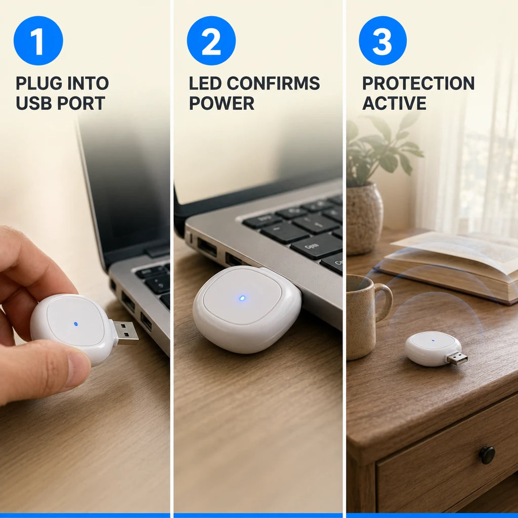 Portable Ultrasonic Mosquito Repeller