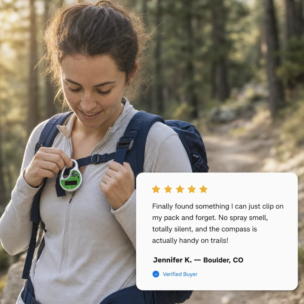 Solar Ultrasonic Mosquito Repeller with Compass