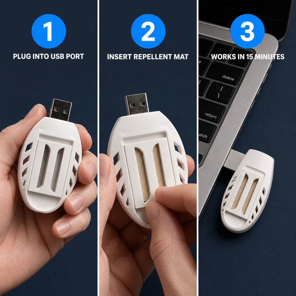 USB Car Mosquito Repellent Heater