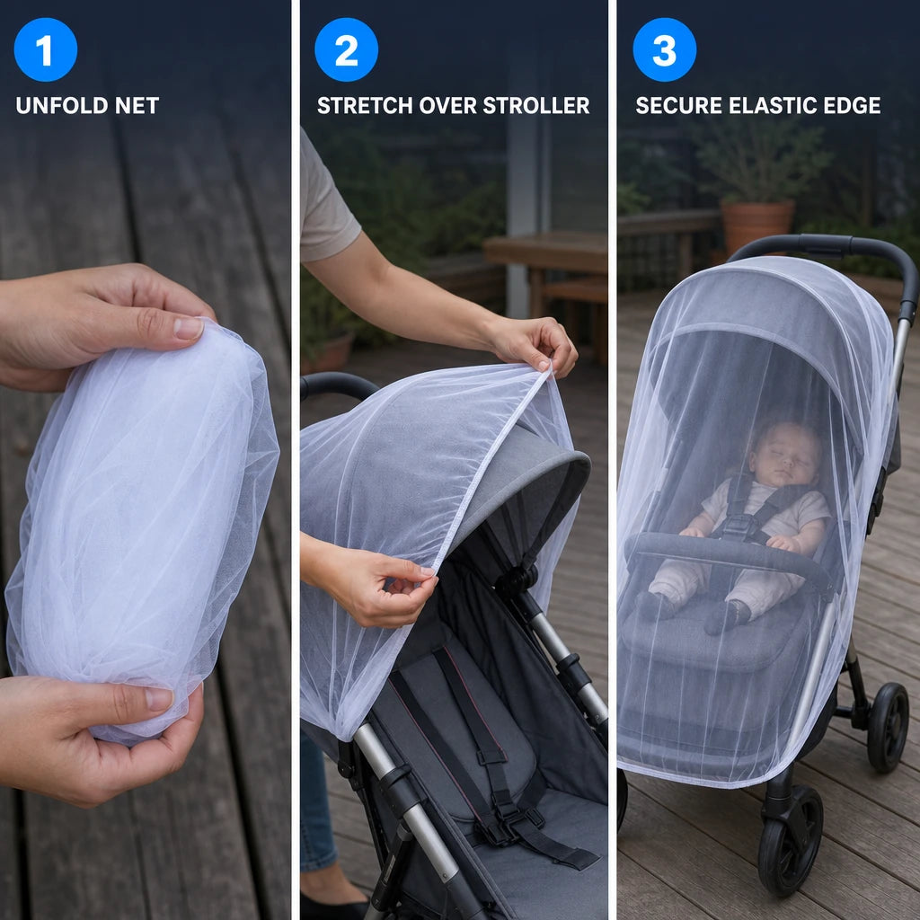 Baby Stroller Mosquito Net Cover