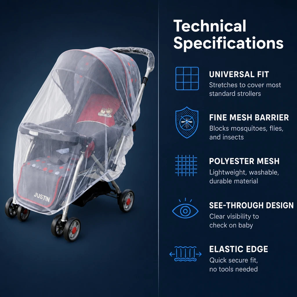 Baby Stroller Mosquito Net Cover