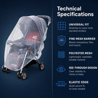 Baby Stroller Mosquito Net Cover