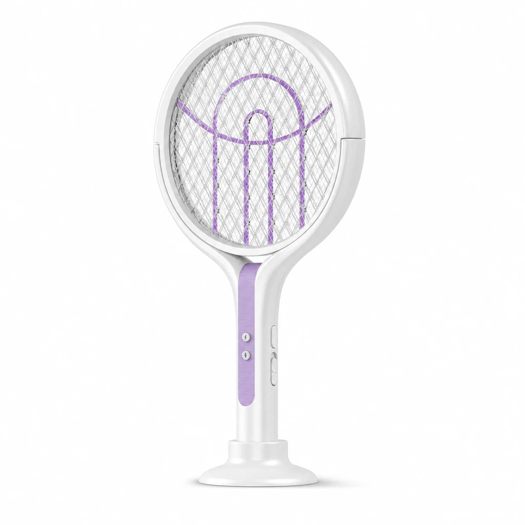Rotating Head Bug Zapper Racket