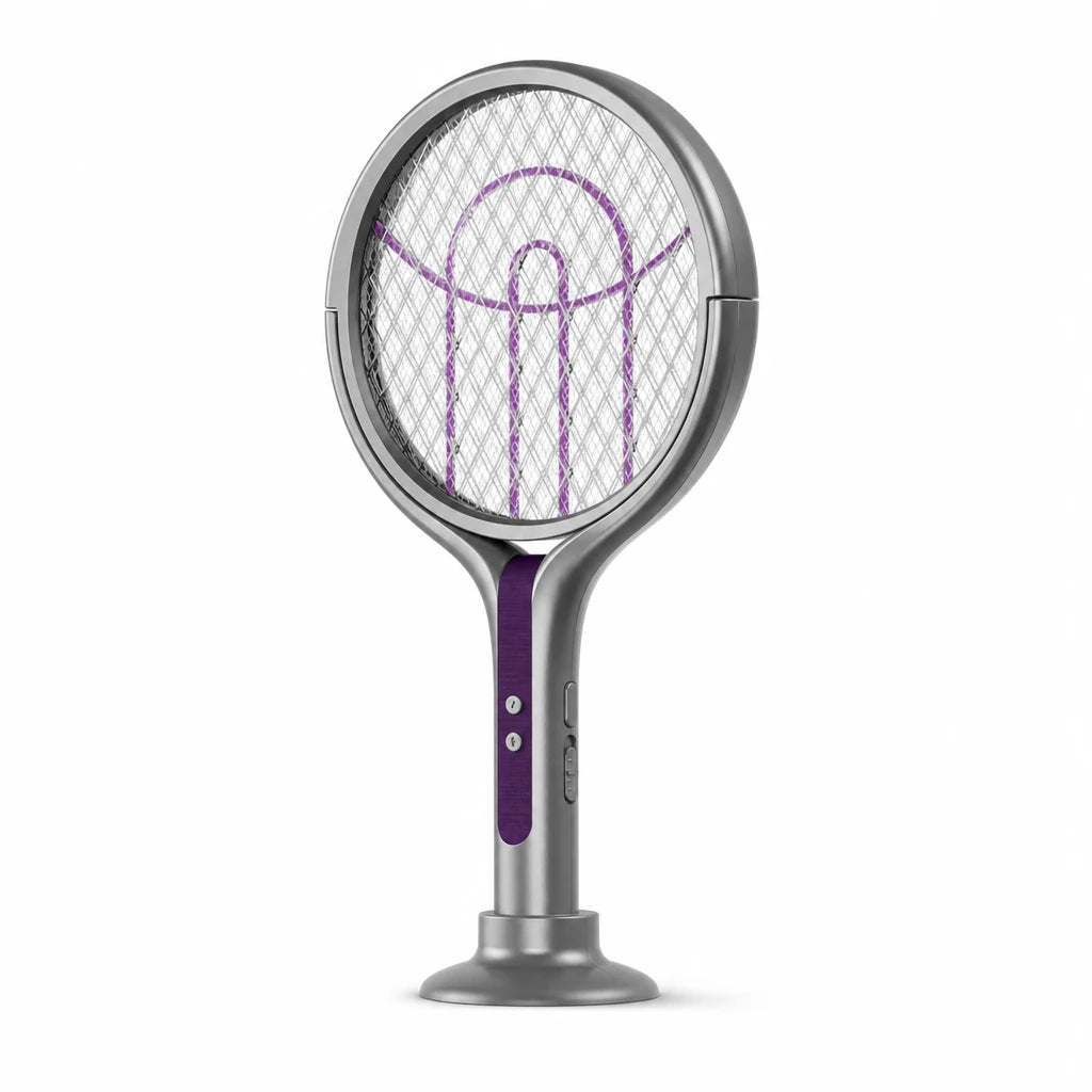 Rotating Head Bug Zapper Racket