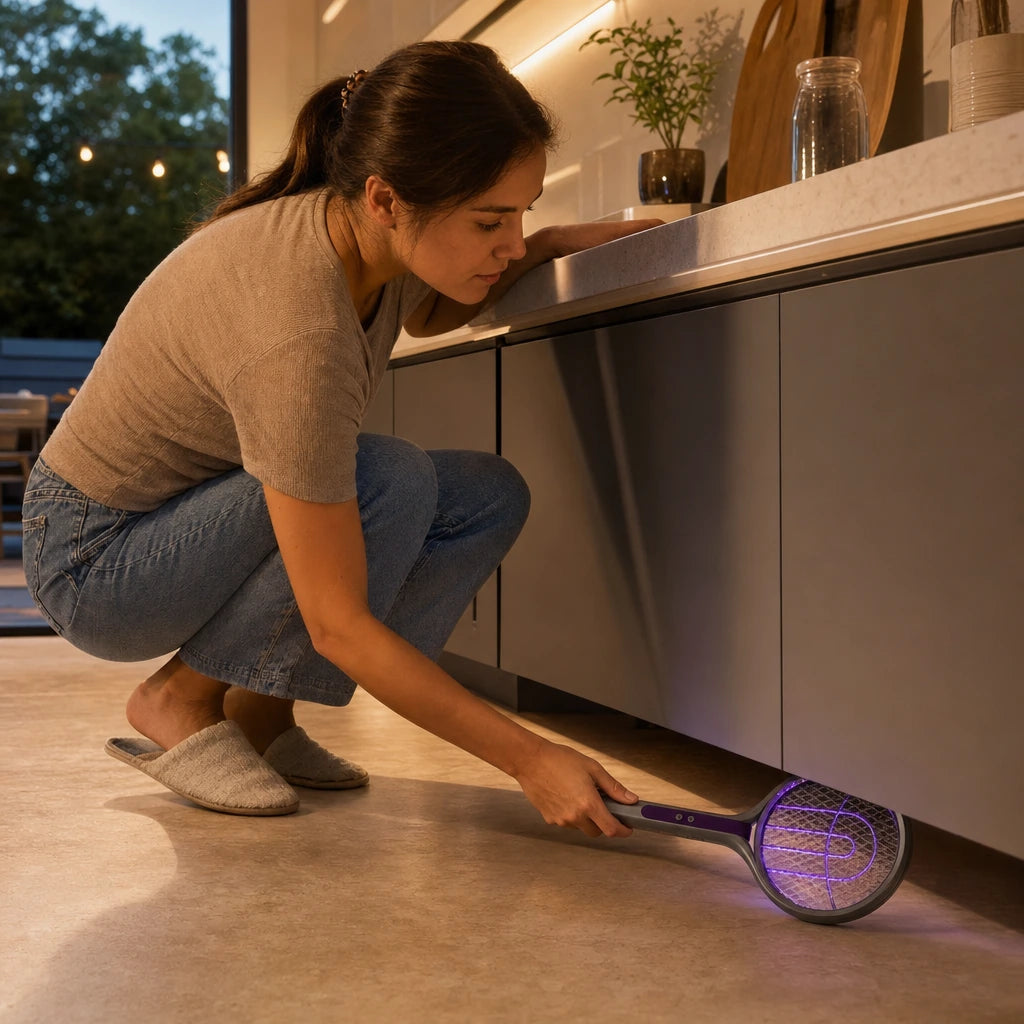 Block 1 — Rotating Head Bug Zapper Racket