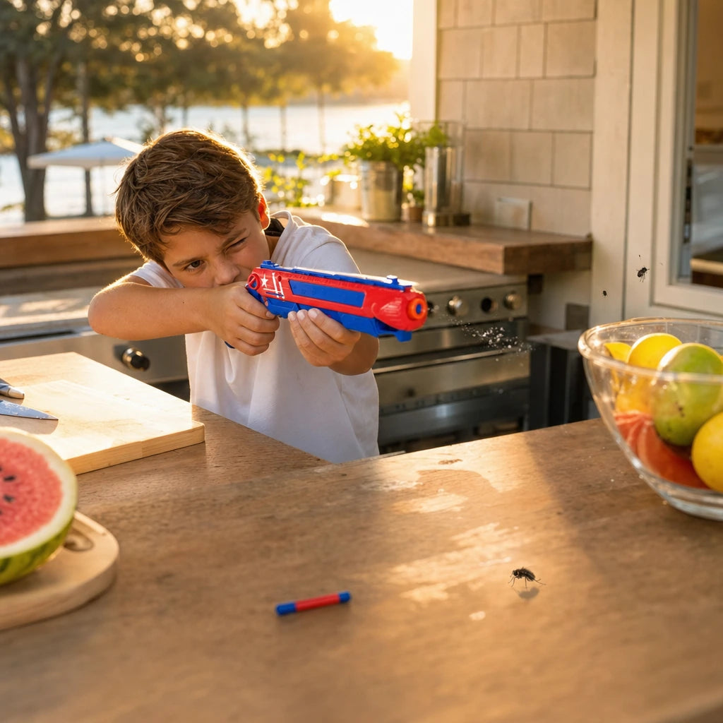 Block 1 — Salt Gun Fly & Mosquito Killer