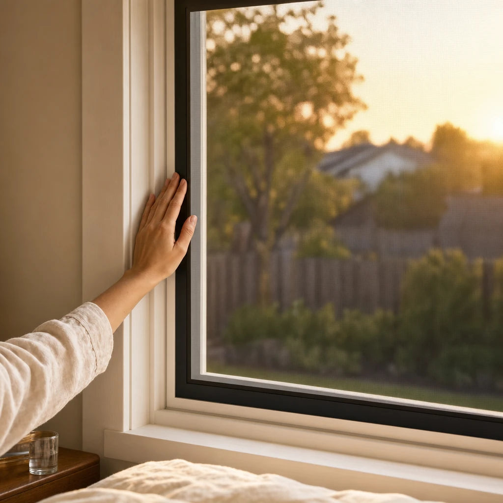 Self-Adhesive Black Window Mosquito Net
