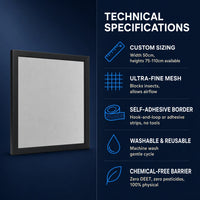 Self-Adhesive Black Window Mosquito Net