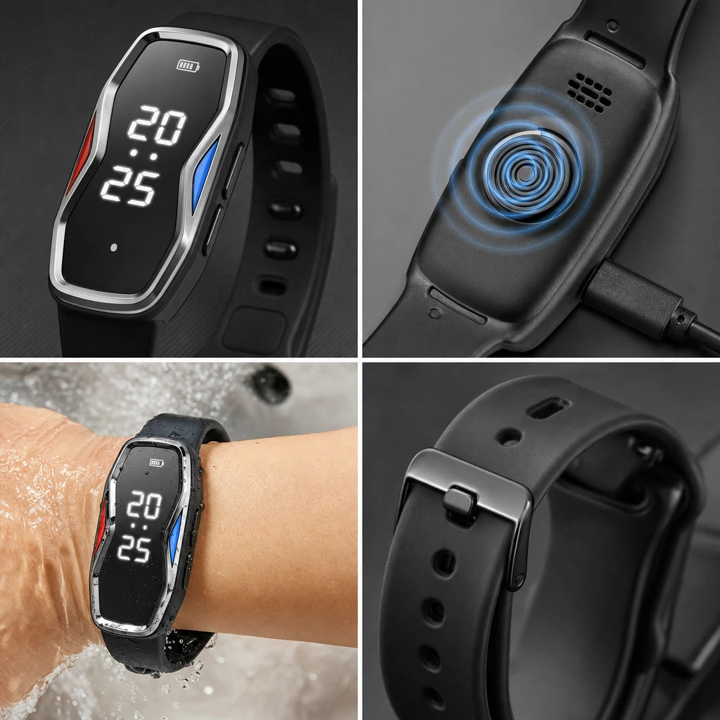 Block 2 — Smart Ultrasonic Mosquito Repellent Watch