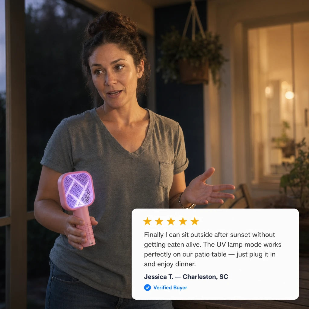 USB Mosquito Swatter & UV Trap Lamp