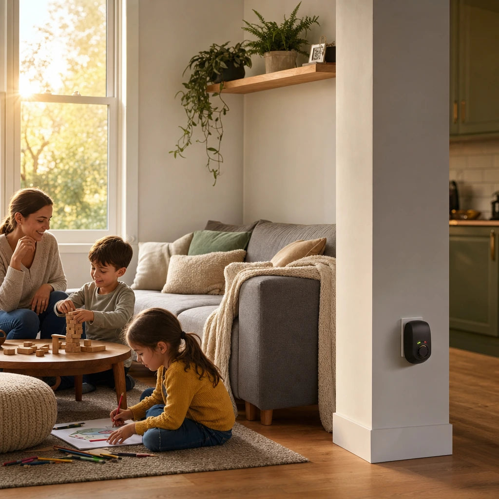 Block 1 — Ultrasonic & Electromagnetic Pest Repeller