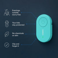 Wearable Ultrasonic Insect Repeller – Flea & Mite Device