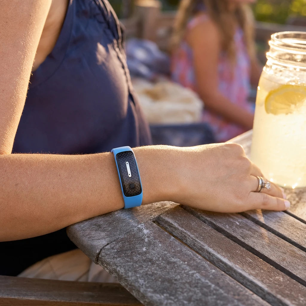 Portable Ultrasonic Mosquito Repellent Bracelet Watch