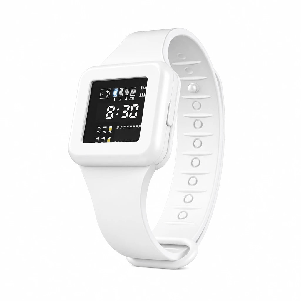 Ultrasonic Mosquito Repellent Wristband with Time Display